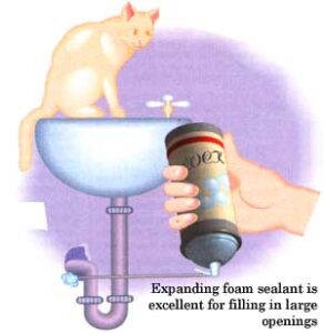 Seal Energy-Wasting Leaks with Caulk Image
